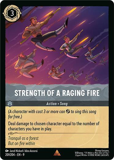 Strength of a Raging Fire (201/204) [Fabled] (ONLINE ORDER ONLY)