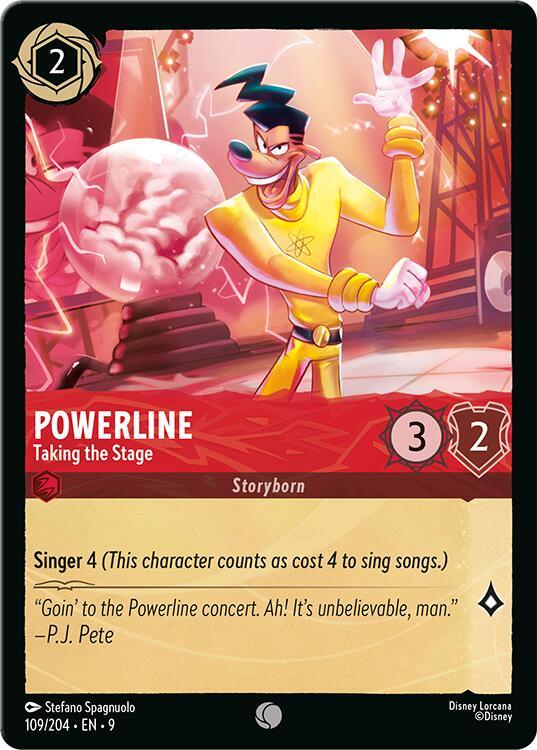 Powerline - Taking the Stage (109/204) [Fabled] (ONLINE ORDER ONLY)