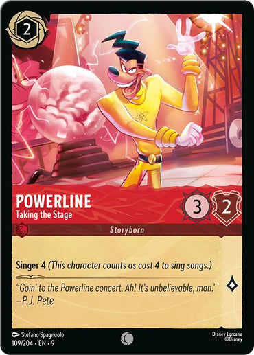 Powerline - Taking the Stage (109/204) [Fabled] (ONLINE ORDER ONLY)