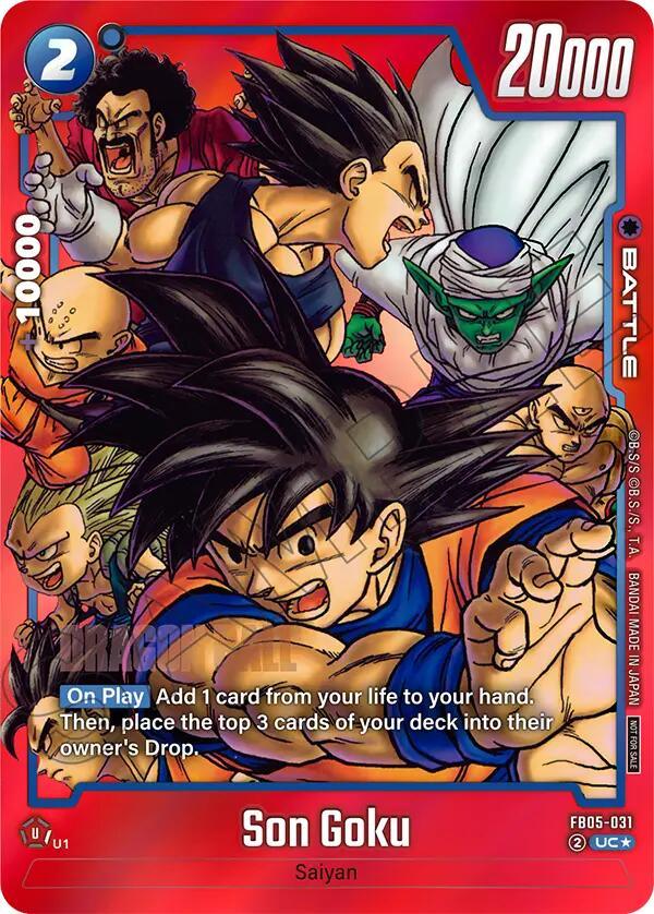 Son Goku (FB05-031) (Limited Pack MANGA Version 01) [Tournament and Championship Promos] (ONLINE ORDER ONLY)