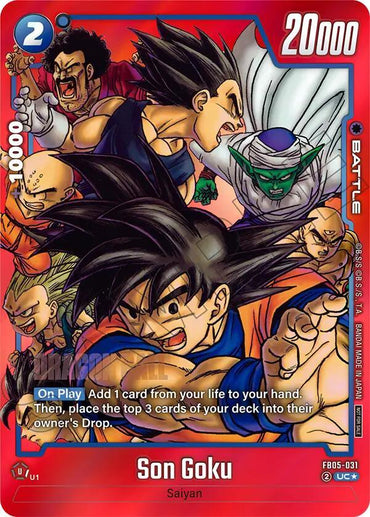 Son Goku (FB05-031) (Limited Pack MANGA Version 01) [Tournament and Championship Promos] (ONLINE ORDER ONLY)