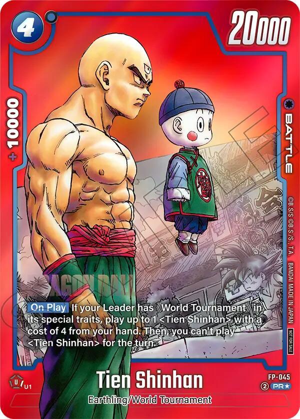Tien Shinhan (FP-045) (Limited Pack MANGA Version 01) [Tournament and Championship Promos] (ONLINE ORDER ONLY)