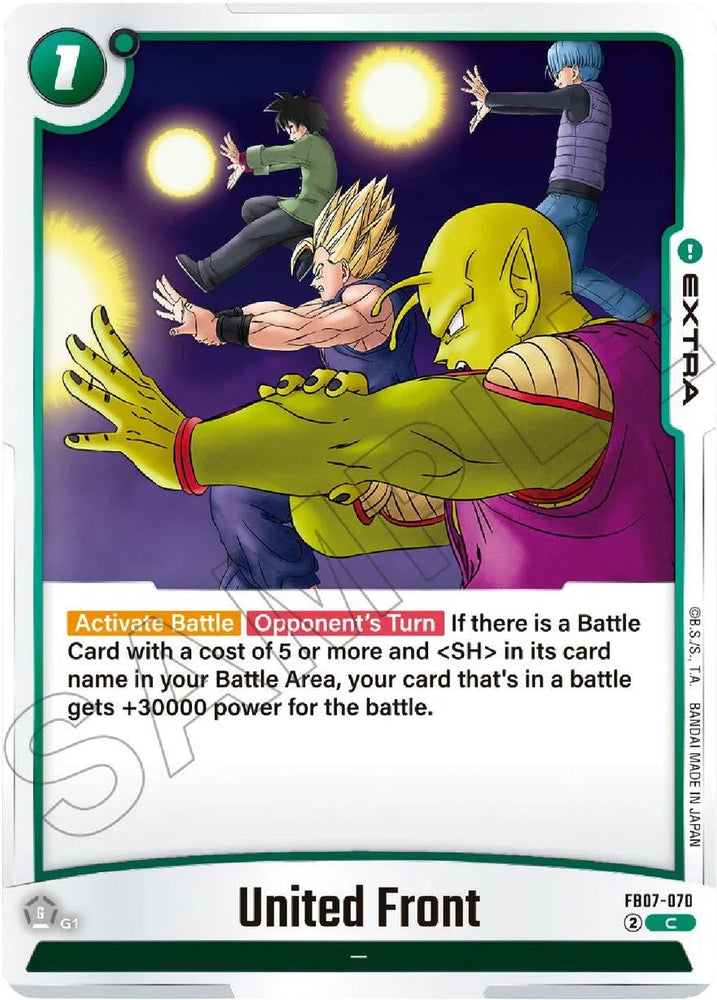 United Front [Wish For Shenron] (ONLINE ORDER ONLY)