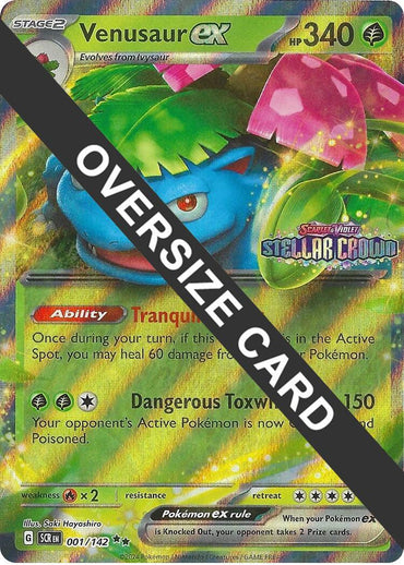 Venusaur ex (001/142) (Jumbo Card) [Miscellaneous Cards] (ONLINE ORDER ONLY)