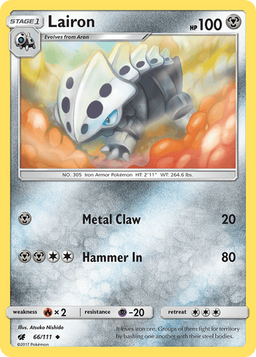 Lairon (66/111) [Sun & Moon: Crimson Invasion] (Online Only)