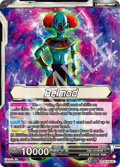 Belmod // Belmod, God of Destruction (SLR) (BT28-106) [Prismatic Clash] (ONLINE ORDER ONLY)