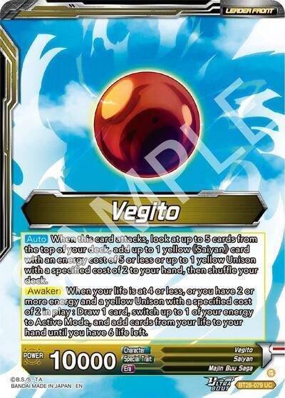 Vegito // SS Vegito, Transcendent Rage (SLR) (BT28-079) [Prismatic Clash] (ONLINE ORDER ONLY)