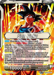 Son Goku // SSG Son Goku, Crimson Power (SLR) (BT28-105) [Prismatic Clash] (ONLINE ORDER ONLY)