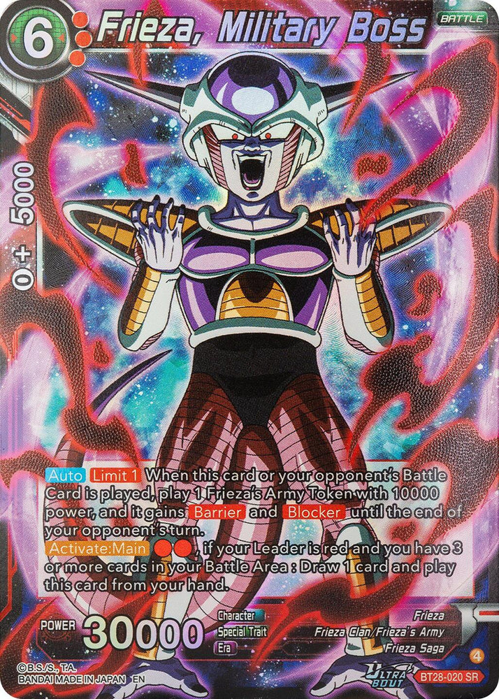 Frieza, Military Boss (BT28-020) [Prismatic Clash] (ONLINE ORDER ONLY)