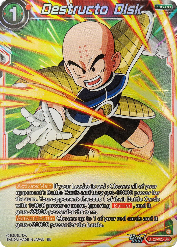 Destructo Disk (BT28-025) [Prismatic Clash] (ONLINE ORDER ONLY)
