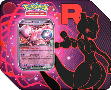 Team Rocket Tin [Team Rocket's Mewtwo ex] [MCAP] (ONLINE ORDER ONLY)