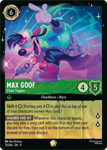 Max Goof - Chart Topper (77/204) [Fabled] (ONLINE ORDER ONLY)