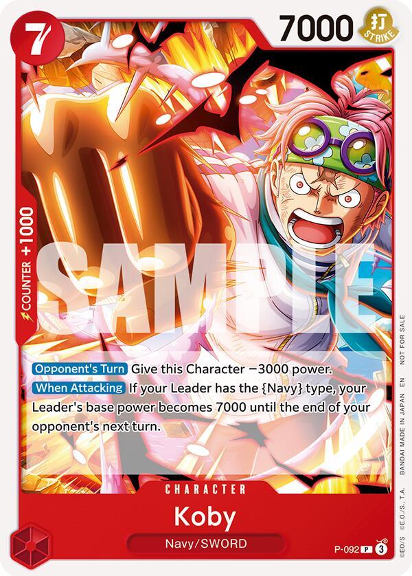 Koby (OP12 Release Event) [One Piece Promotion Cards] (ONLINE ORDER ONLY)