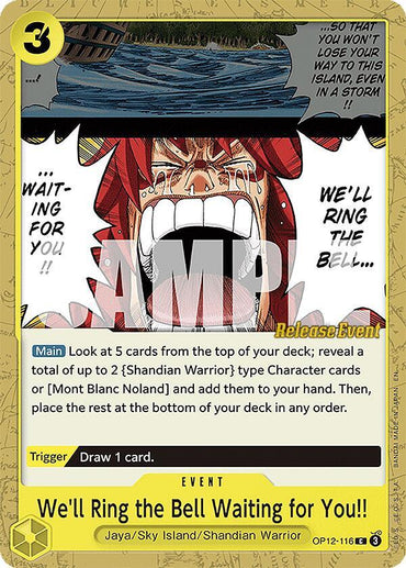 We'll Ring the Bell Waiting for You!! [Legacy of the Master Release Event Cards] (ONLINE ORDER ONLY)