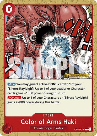 Color of Arms Haki [Legacy of the Master Release Event Cards] (ONLINE ORDER ONLY)