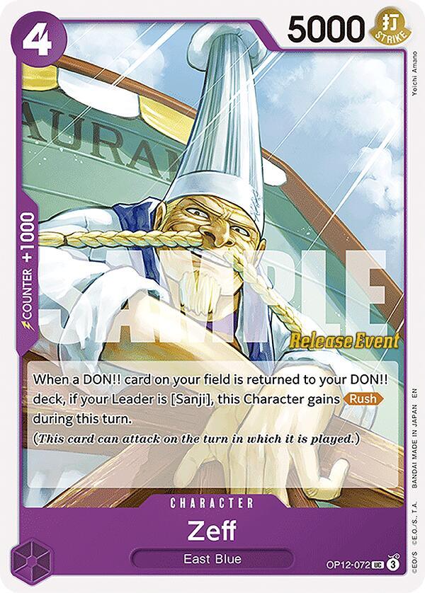 Zeff [Legacy of the Master Release Event Cards] (ONLINE ORDER ONLY)