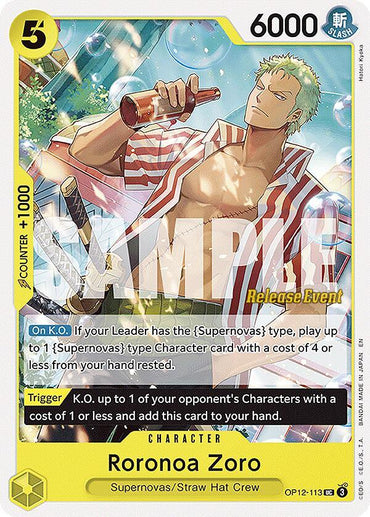 Roronoa Zoro [Legacy of the Master Release Event Cards] (ONLINE ORDER ONLY)