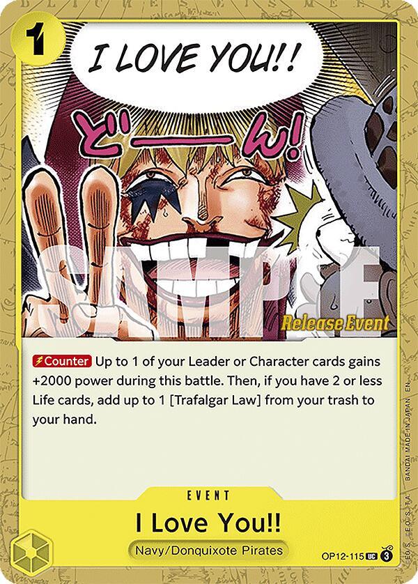 I Love You!! [Legacy of the Master Release Event Cards] (ONLINE ORDER ONLY)
