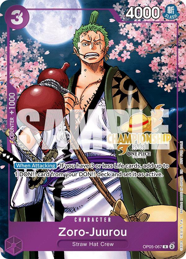 Zoro-Juurou (CS 25-26 Event Pack) [One Piece Promotion Cards] (ONLINE ORDER ONLY)