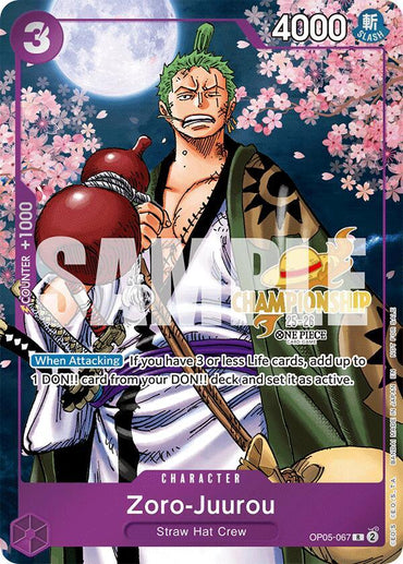 Zoro-Juurou (CS 25-26 Event Pack) [One Piece Promotion Cards] (ONLINE ORDER ONLY)
