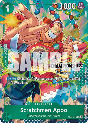 Scratchmen Apoo (CS 25-26 Celebration Pack) [One Piece Promotion Cards] (ONLINE ORDER ONLY)