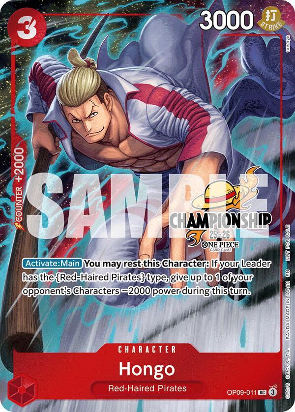 Hongo (CS 25-26 Celebration Pack) [One Piece Promotion Cards] (ONLINE ORDER ONLY)