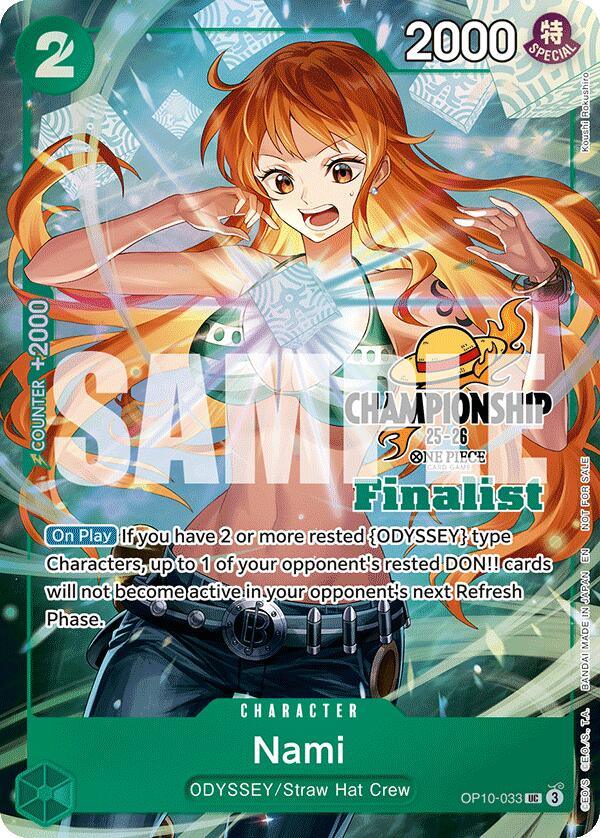Nami (CS 25-26 Finalist Card Set 1) [One Piece Promotion Cards] (ONLINE ORDER ONLY)