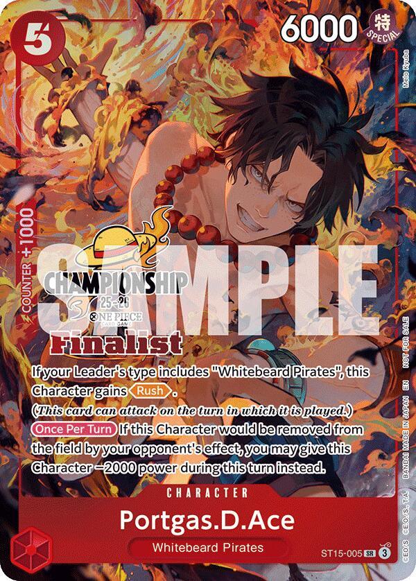 Portgas.D.Ace (CS 25-26 Finalist Card Set 1) [One Piece Promotion Cards] (ONLINE ORDER ONLY)