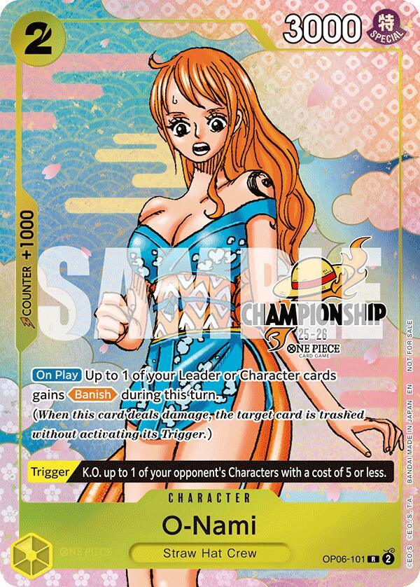 O-Nami (CS 25-26 Event Pack Finalist Ver.) [One Piece Promotion Cards] (ONLINE ORDER ONLY)