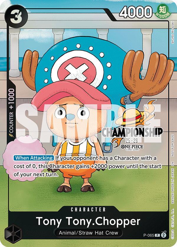 Tony Tony.Chopper (CS 25-26 Event Pack Finalist Ver.) [One Piece Promotion Cards] (ONLINE ORDER ONLY)