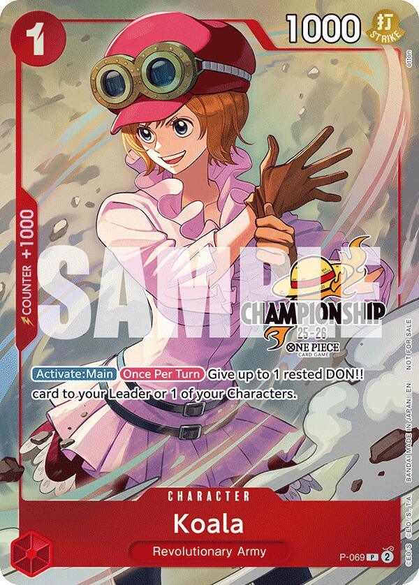 Koala (CS 25-26 Event Pack Finalist Ver.) [One Piece Promotion Cards] (ONLINE ORDER ONLY)
