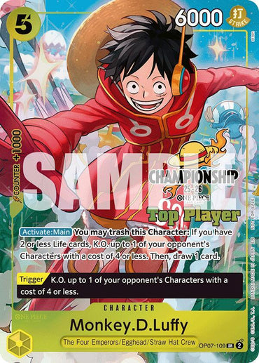 Monkey.D.Luffy (CS 25-26 Top Player Pack) [One Piece Promotion Cards] (ONLINE ORDER ONLY)