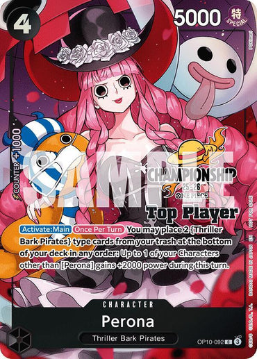 Perona (CS 25-26 Top Player Pack) [One Piece Promotion Cards] (ONLINE ORDER ONLY)