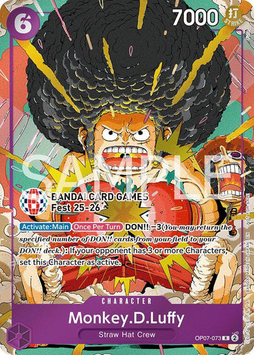 Monkey.D.Luffy (BANDAI Card Games Fest 25-26) [One Piece Promotion Cards] (ONLINE ORDER ONLY)