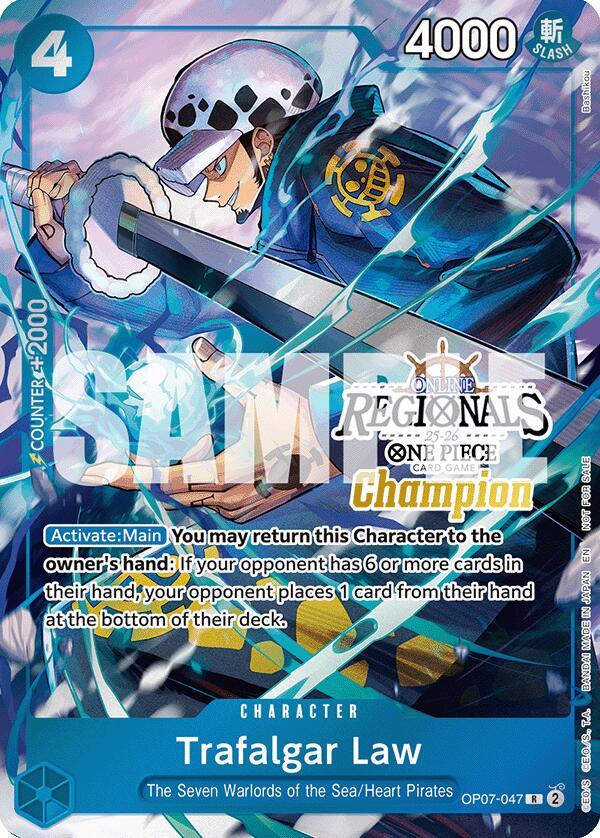 Trafalgar Law (Online Regional Champion Card Set 2025 Vol.2) [One Piece Promotion Cards] (ONLINE ORDER ONLY)