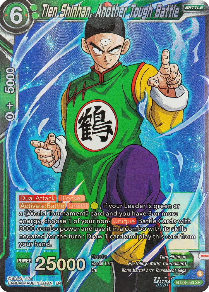 Tien Shinhan, Another Tough Battle (BT28-063) [Prismatic Clash] (ONLINE ORDER ONLY)