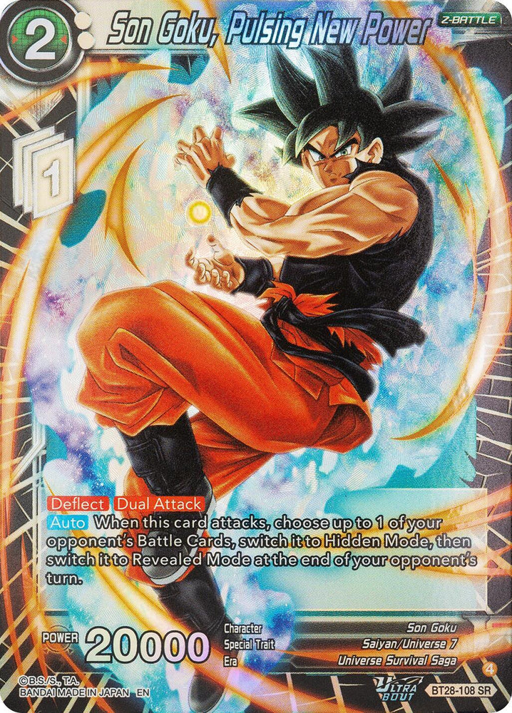 Son Goku, Pulsing New Power (BT28-108) [Prismatic Clash] (ONLINE ORDER ONLY)