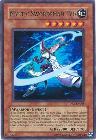 Mystic Swordsman LV6 [DR3-EN068] Ultra Rare (ONLINE ORDER ONLY)