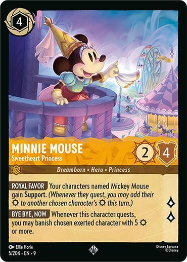 Minnie Mouse - Sweetheart Princess (5/204) [Fabled] (ONLINE ORDER ONLY)
