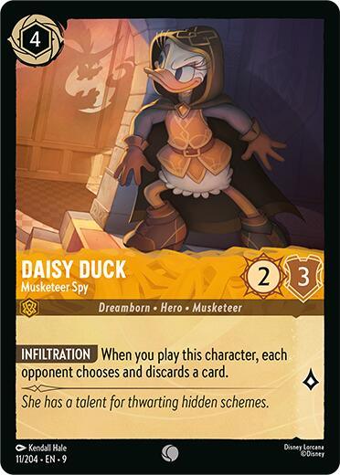 Daisy Duck - Musketeer Spy (11/204) [Fabled] (ONLINE ORDER ONLY)