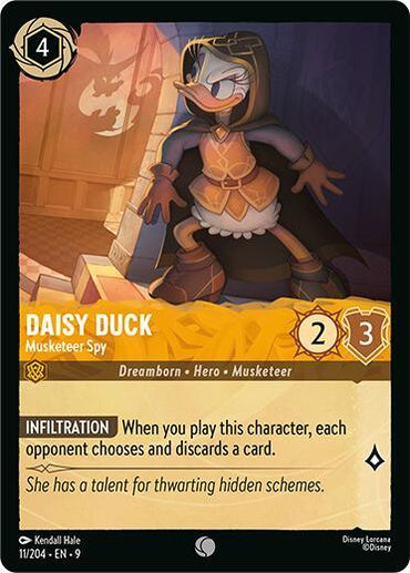 Daisy Duck - Musketeer Spy (11/204) [Fabled] (ONLINE ORDER ONLY)