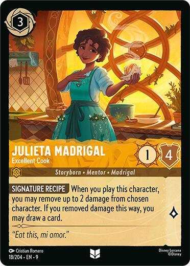 Julieta Madrigal - Excellent Cook (18/204) [Fabled] (ONLINE ORDER ONLY)