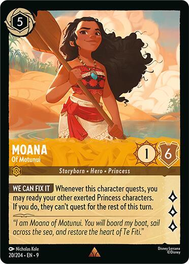 Moana - Of Motunui (20/204) [Fabled] (ONLINE ORDER ONLY)