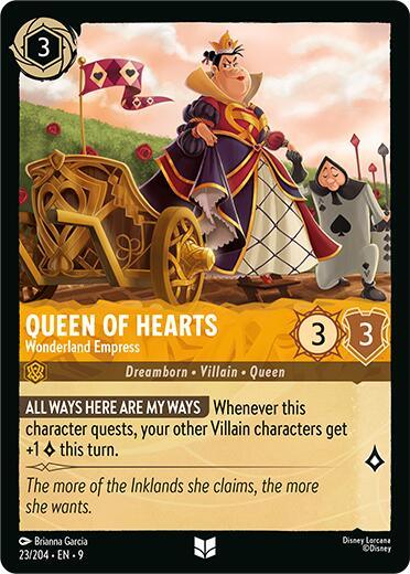 Queen of Hearts - Wonderland Empress (23/204) [Fabled] (ONLINE ORDER ONLY)