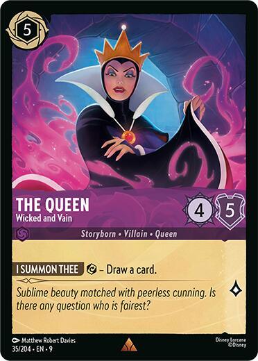 The Queen - Wicked and Vain (35/204) [Fabled] (ONLINE ORDER ONLY)