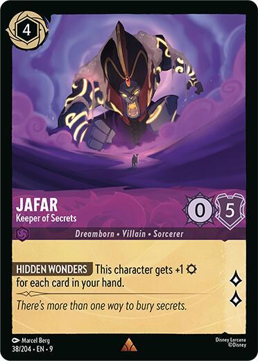 Jafar - Keeper of Secrets (38/204) [Fabled] (ONLINE ORDER ONLY)