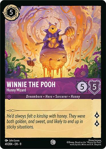 Winnie the Pooh - Hunny Wizard (41/204) [Fabled] (ONLINE ORDER ONLY)