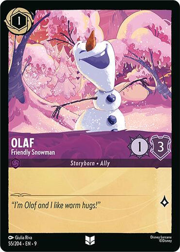 Olaf - Friendly Snowman (55/204) [Fabled] (ONLINE ORDER ONLY)