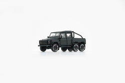 BM Creations 2016 Land Rover Defender 110 Pick Up 6x6 Off Road Matte Blk RHD 1:64 64B0339 (ONLINE ORDER ONLY)