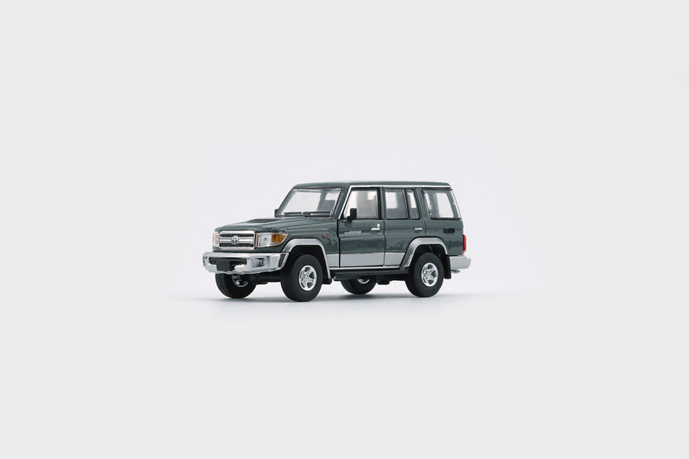 BM Creations Toyota Land Cruiser LC76 Dark Red / Dark Grey - RHD 1:64 (ONLINE ORDER ONLY)
